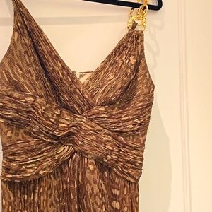 Bcbg silk full length dress
